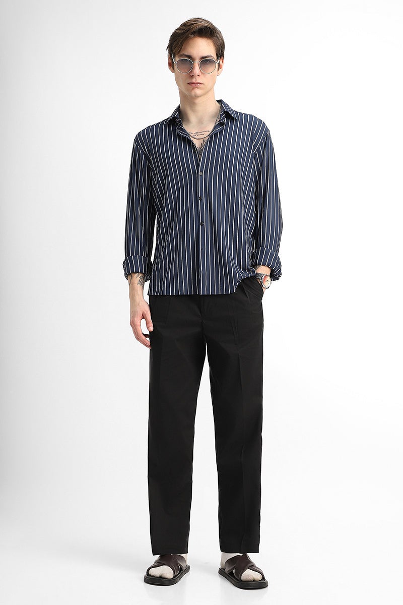 SNITCH Stretch Relaxed Fit Trousers - Image 3